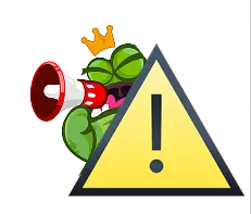Warning frog